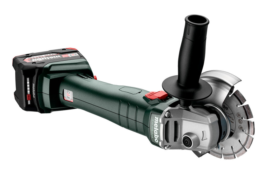 METABO REBARBADORA 18V W18L 9-125 2X4.0AH LI-POWER