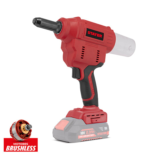 STAYER 18V REBITADORA RG 6.4 L20 V-ZERO