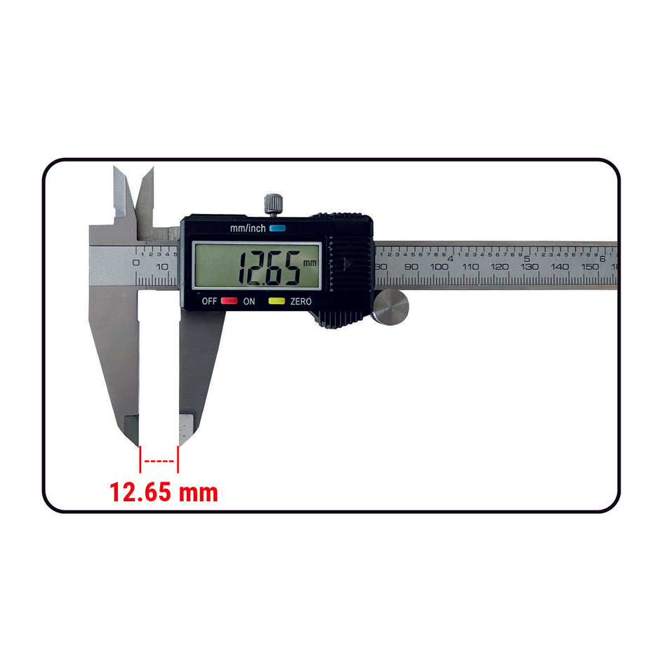 METRICA PAQUIMETRO DIGITAL INOX COM PARAFUSO