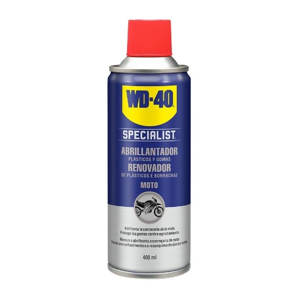 WD-40 MOTORBIKE RENOVADOR PLAST. E BORRACHAS 400ML