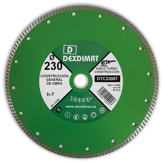 DEXDIMAT DISCO DIAMANTE TURBO GERAL OBRA