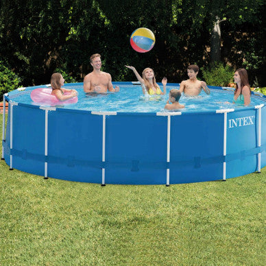 INTEX PISCINA FRAME REDONDA 457 X 120 C/ FILTRO, E
