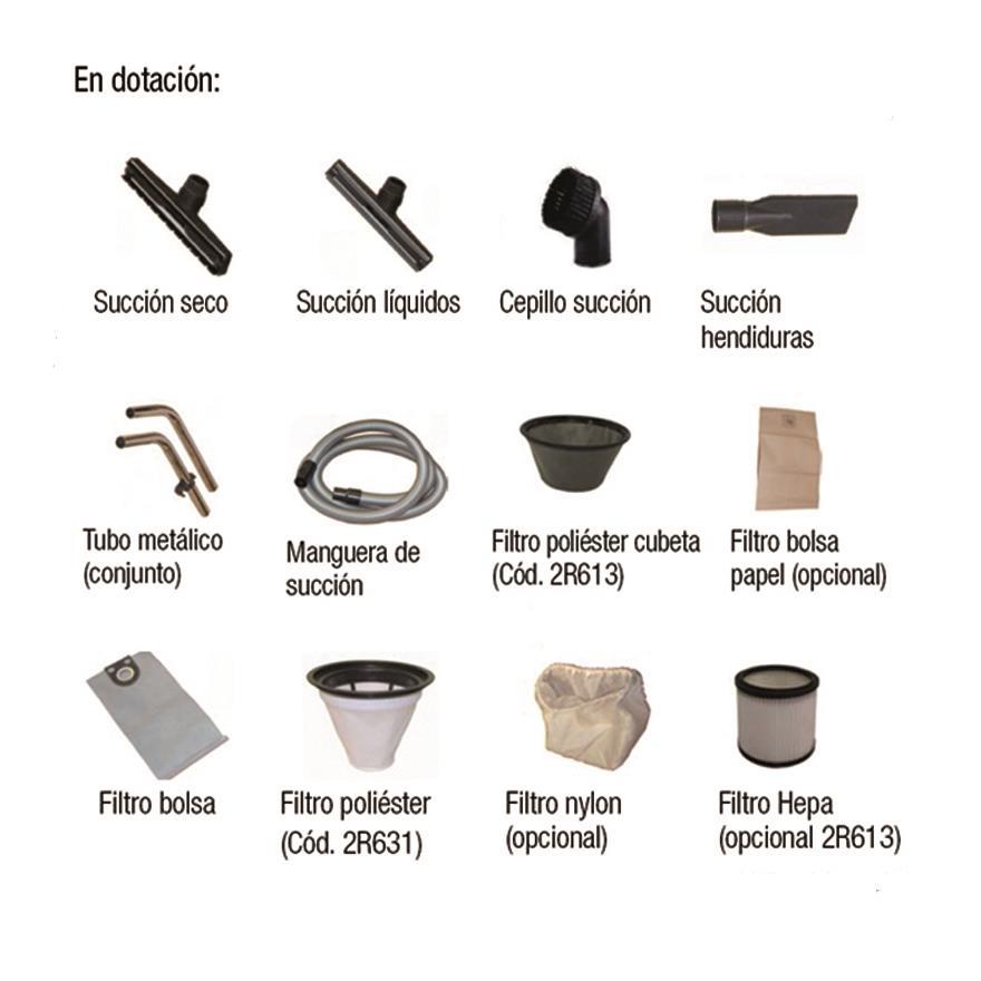 IMCOINSA ASPIRADOR 80L 3 MOTORES 3600W 80LT INOX