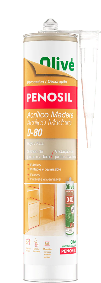 PENOSIL SELANTE ACRILICO MADEIRA D-80 300ML