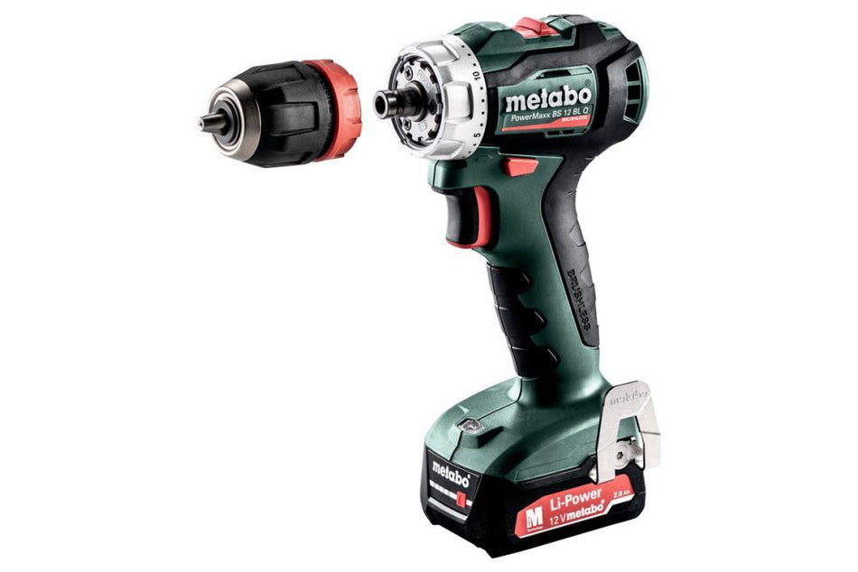 METABO APARAFUSADORA BS 12V BL Q  2.0AH POWERMAXX
