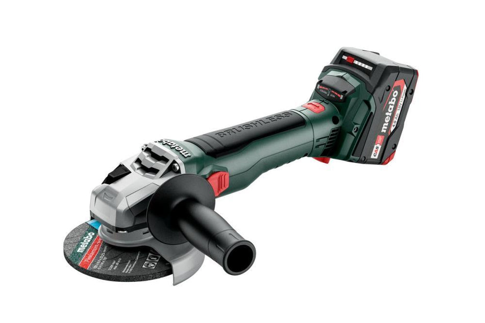 METABO REBARBADORA 18V W 18 LT 11-125 2X4.0AH