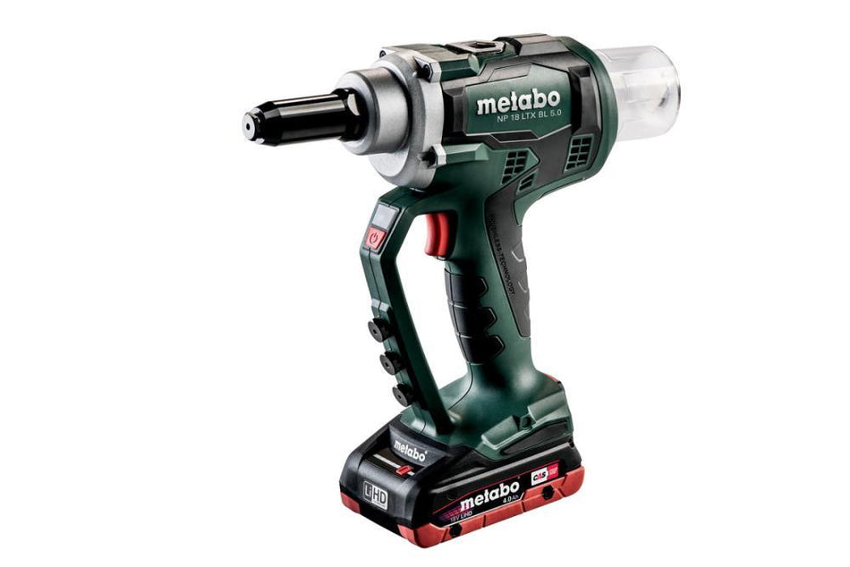 METABO REBITADORA 18V 2X4.0AH NP 18 LTX BL 5.0