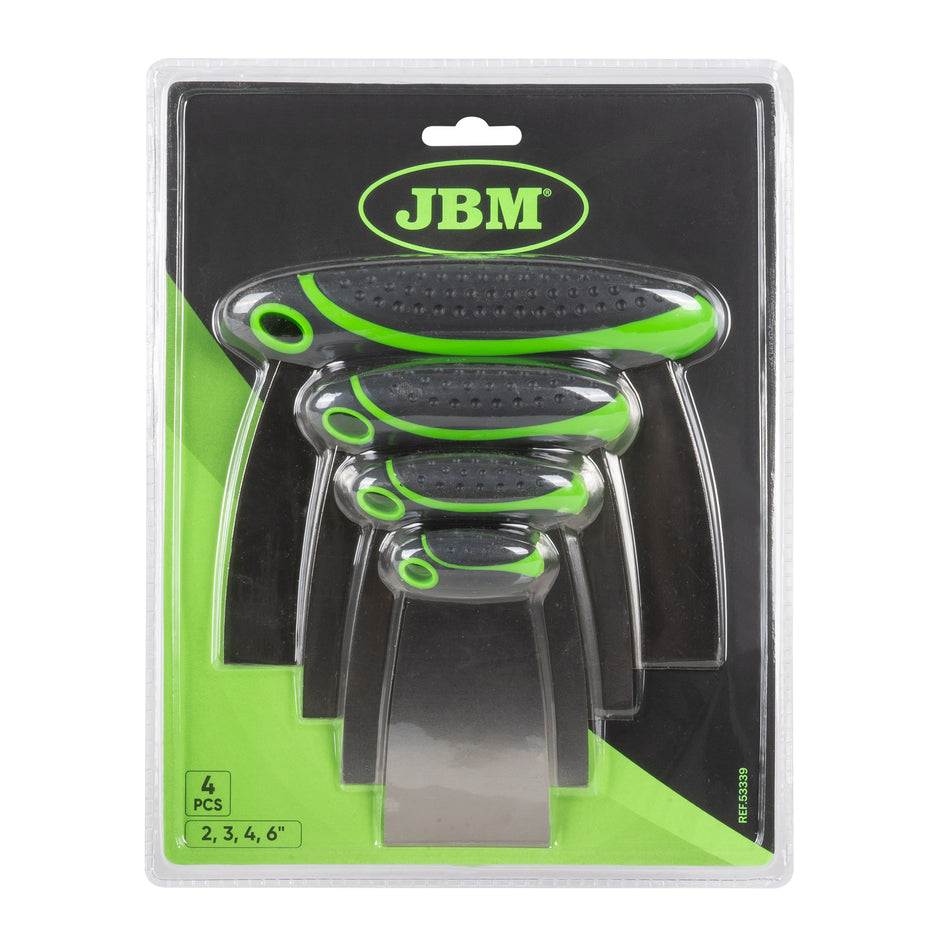 JBM KIT DE 4 ESPATULAS DE AÇO