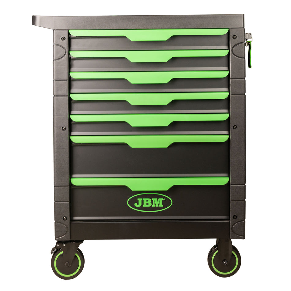 JBM CARRINHO DE FERRAMENTAS COM 7 GAVETAS 172 PCS