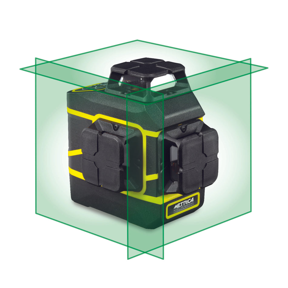 METRICA LASER 3D ACTION 360º 3 LINHAS VERDES