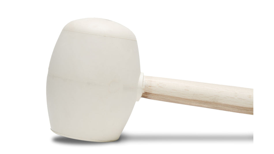 RUBI MAÇO BORRACHA BRANCA FACE PLANA/ESFÉRICA