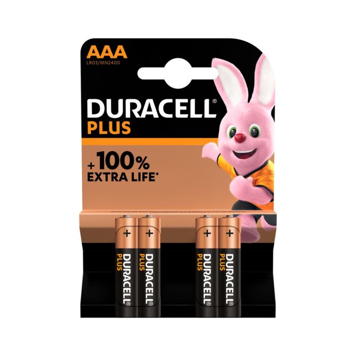 DURACELL PILHA AAA LR03 BLISTER 4