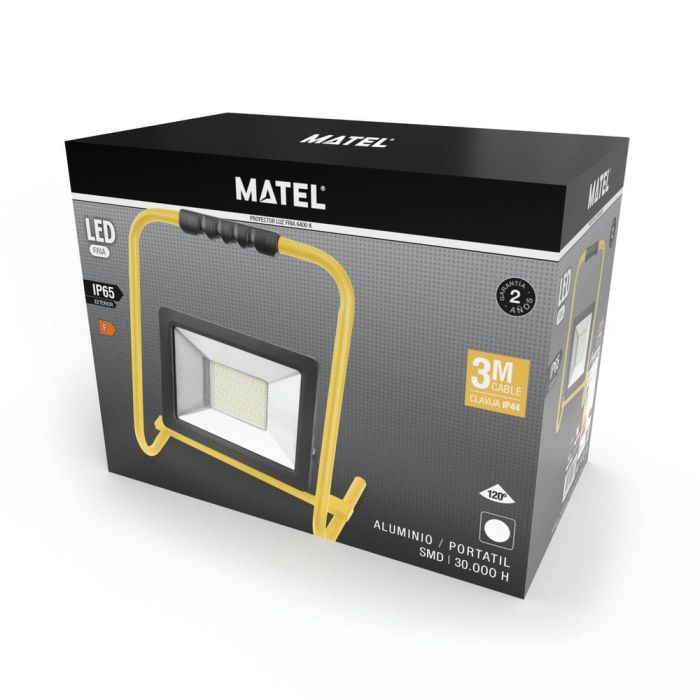 MATEL PROJECTOR OBRA LED 50W COM SUPORTE E CABO