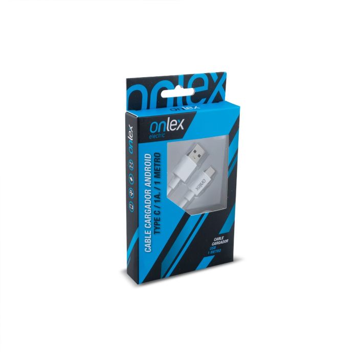 ONLEX CABO CARREGAMENTO USB / USB-C 1 MT 1A