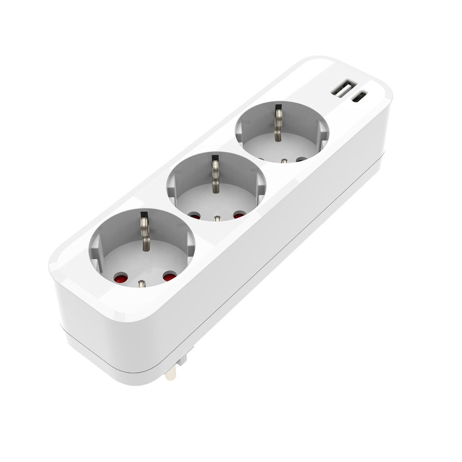 ONLEX TOMADA TRIPLA COM ENTRADAS USB