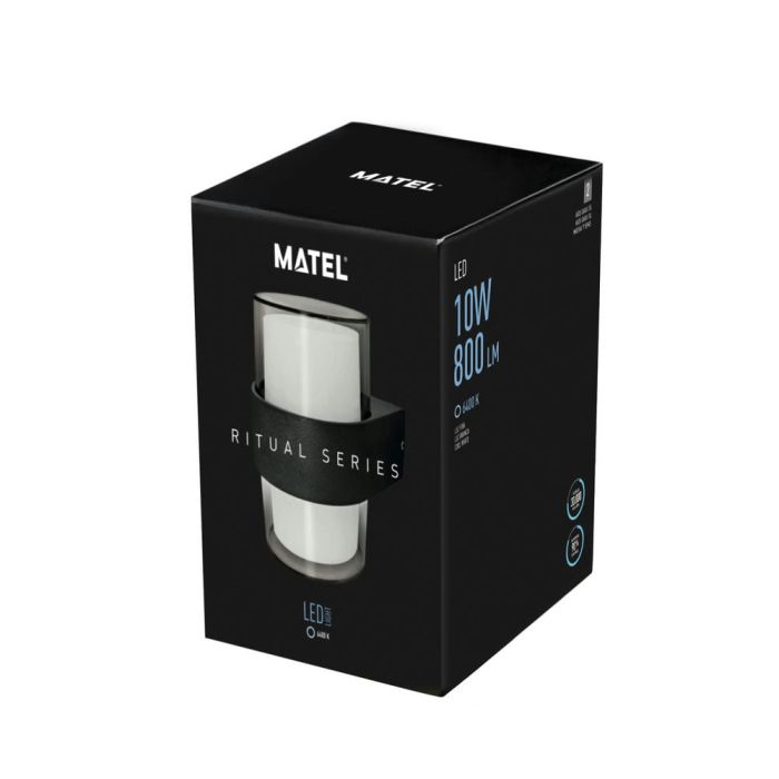 MATEL APLIQUE LED LUXE EXTERIOR IP54 REDONDO