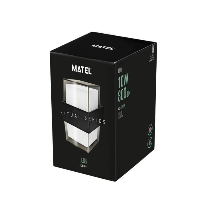 MATEL APLIQUE LED LUXE EXTERIOR IP54 QUADRADO