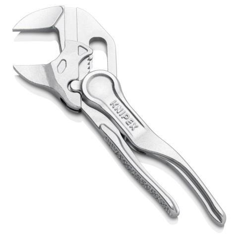 KNIPEX ALICATE CHAVE COM MORDENTES PLANOS XS