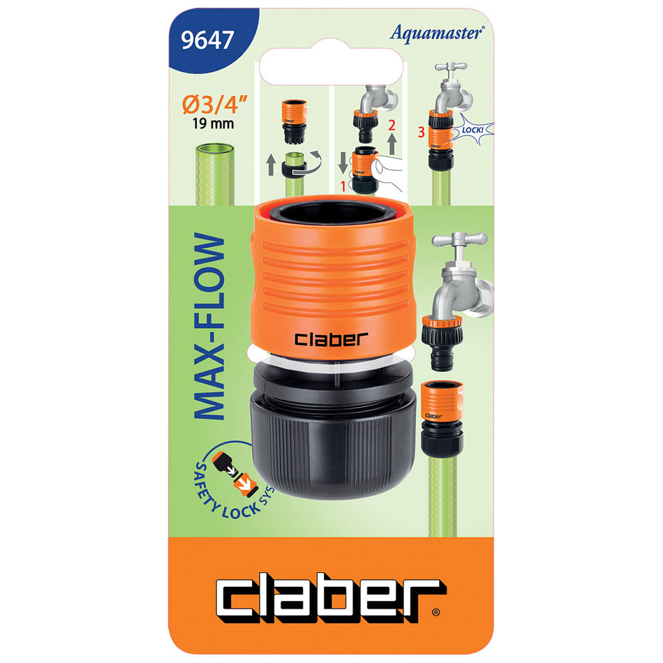 CLABER JUNCAO AUTOMATICO 3/4" - MAX FLOW