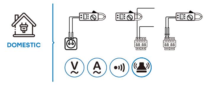 C-LOGIC 840 PINÇA AMPERIMETRICA MINI TRMS