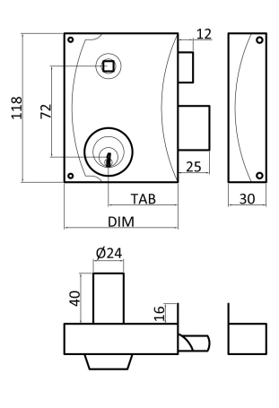 RODES FECHADURA 1713