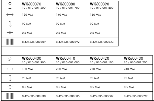 WERKU ESPATULA INOX BARRAR CABO E SUPORTE PLASTICO