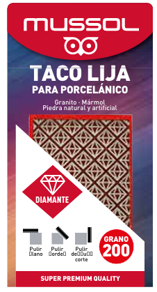 MUSSOL TACO DIAMANTE 85X50 GRANO 200