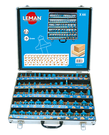 LEMAN FRESAS TUPIA 8MM KIT 66 UN