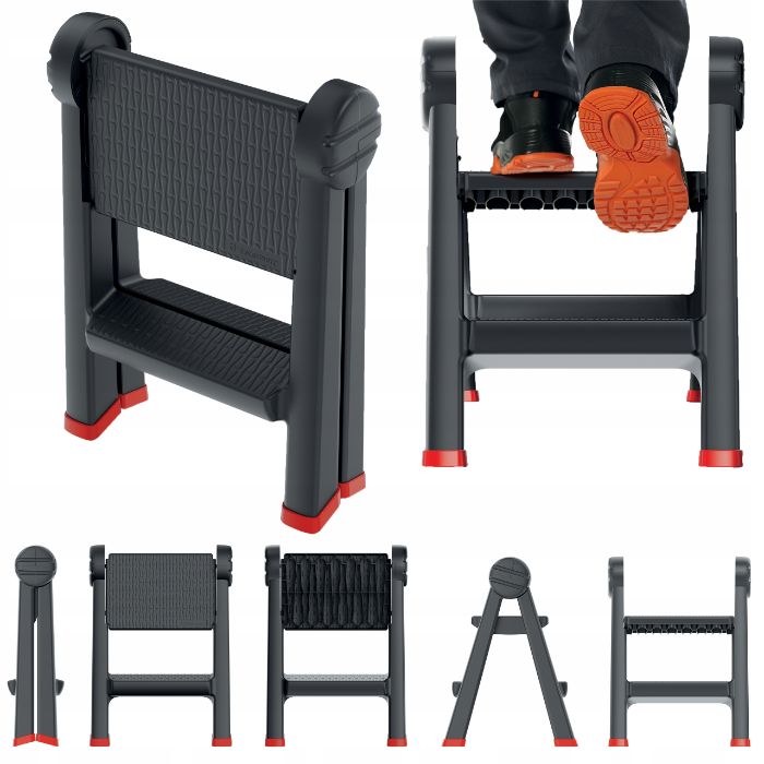 ESCADOTE PLÁSTICO 2 DEGRAUS