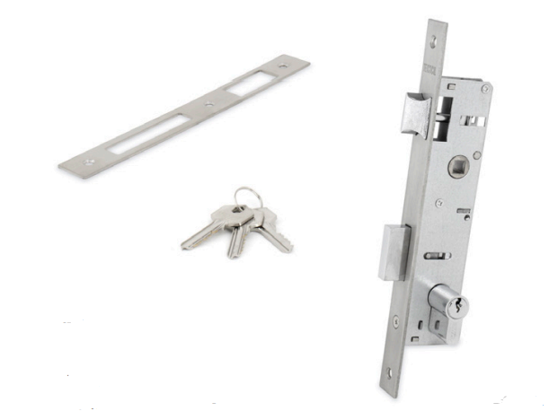 TEICOCIL FECHADURA 790TC ALUMINIO COM CILINDRO