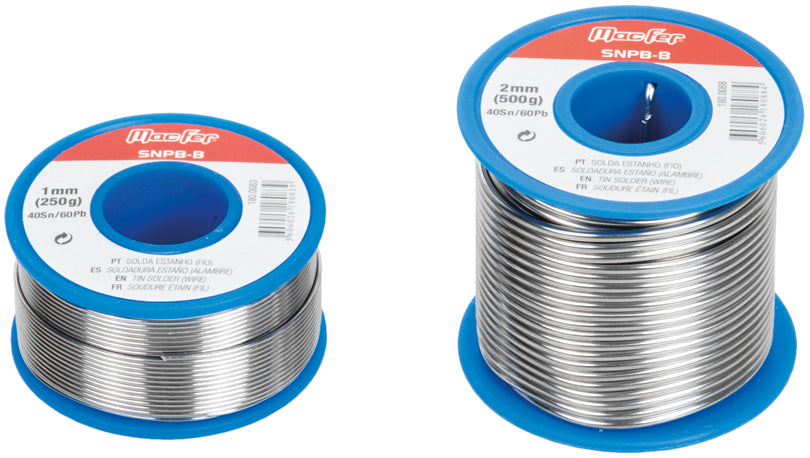 ESTANHO 40SN/60PB 1 MM 100 GR