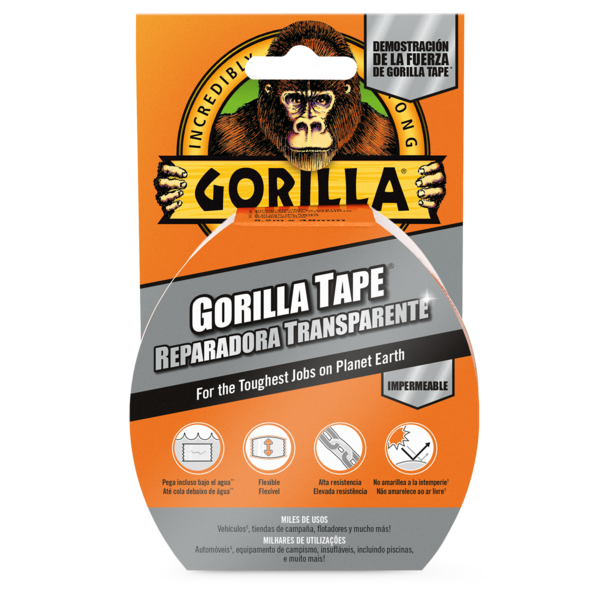 GORILLA FITA AMERICANA TRANSPARENTE 48MM X 8,2MT