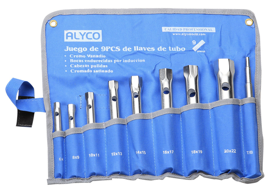 ALYCO JOGO CHAVES TUBO ESTAMPADAS 6 - 22 8 PEÇAS
