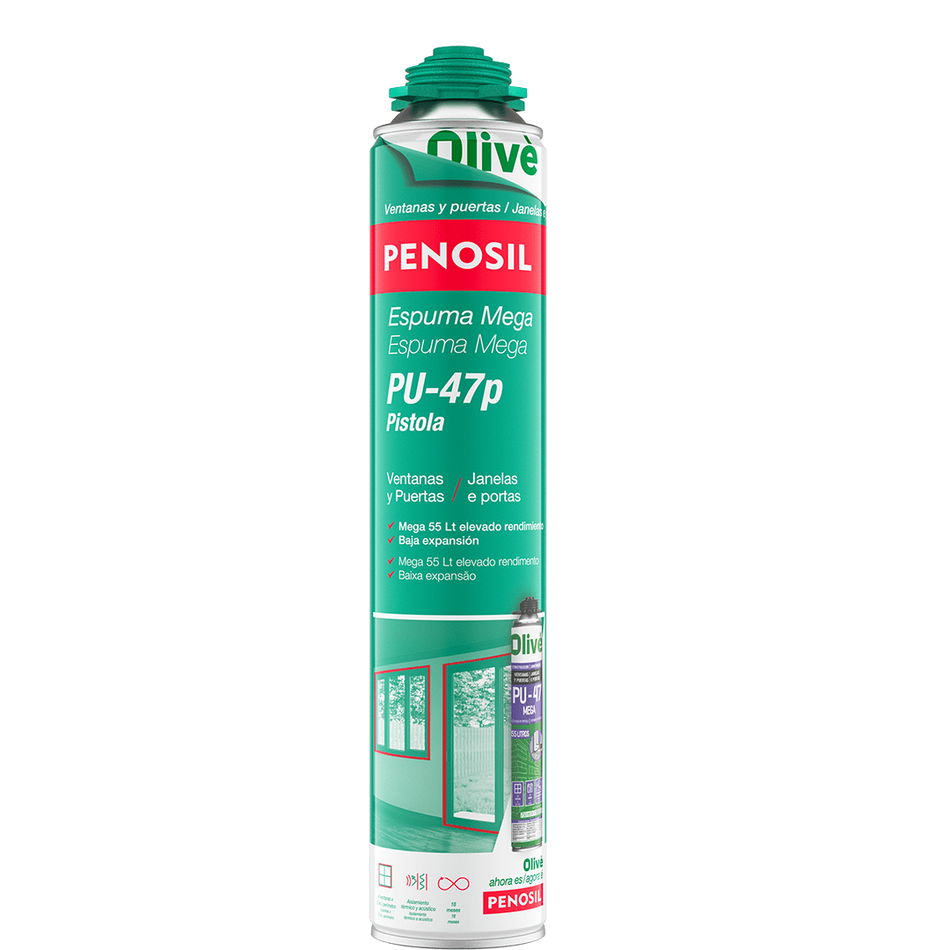 PENOSIL ESPUMA PU MEGA PU-47 PISTOLA 750ML