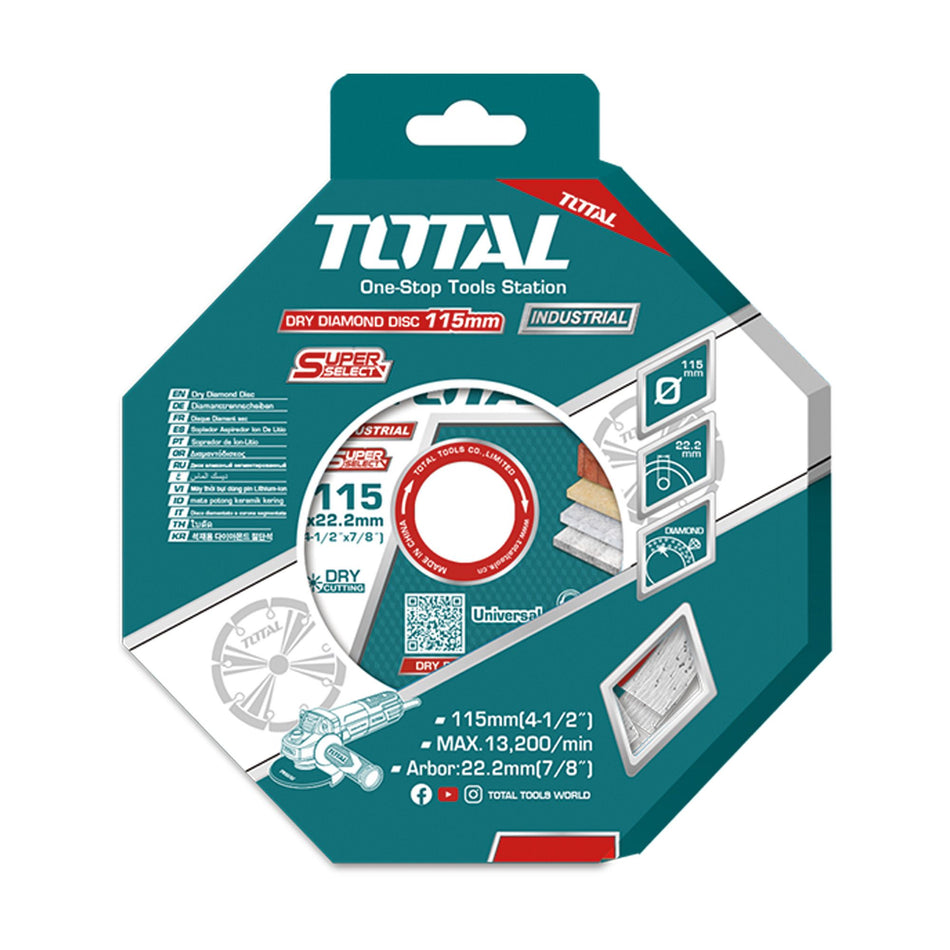 TOTAL DISCO DIAMANTE MARMORE/GRANITO DESCONT. 115