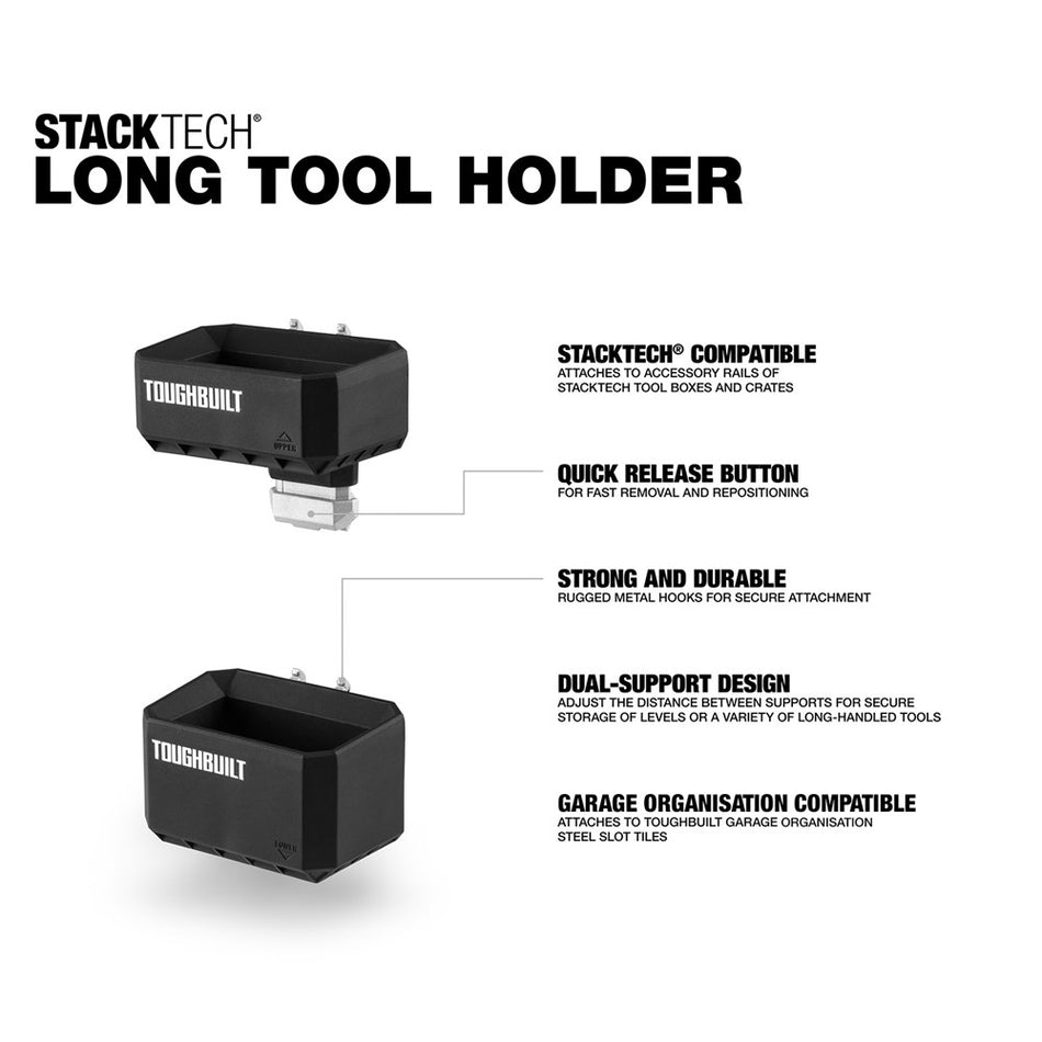 TOUGHBUILT STACKTECH SUPORTE FERRAMENTAS LONGAS