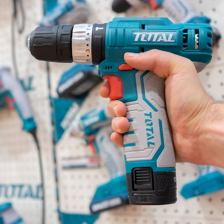 TOTAL 12V APARAFUSADORA C/PERCUSSÃO 2X1.5AH