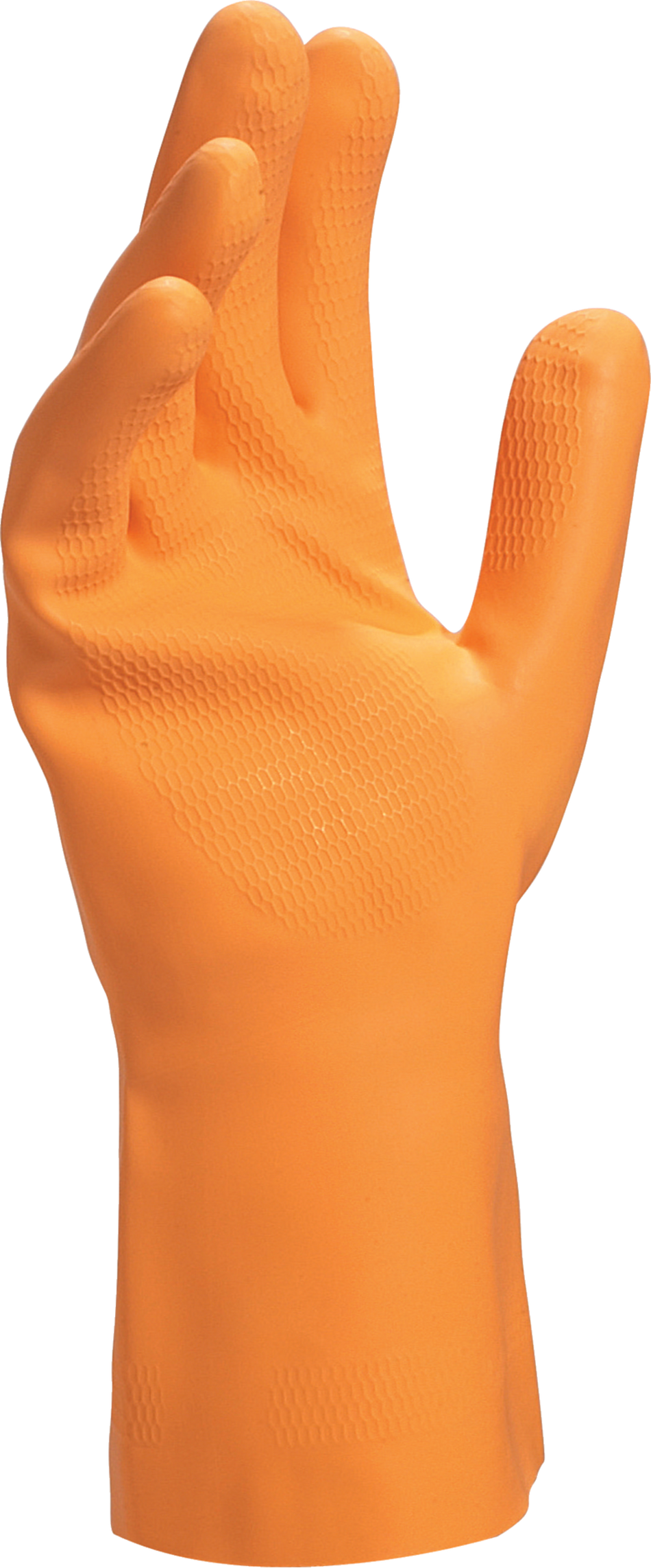 DELTAPLUS LUVA LATEX PESADO FLOCADO ACIDOS