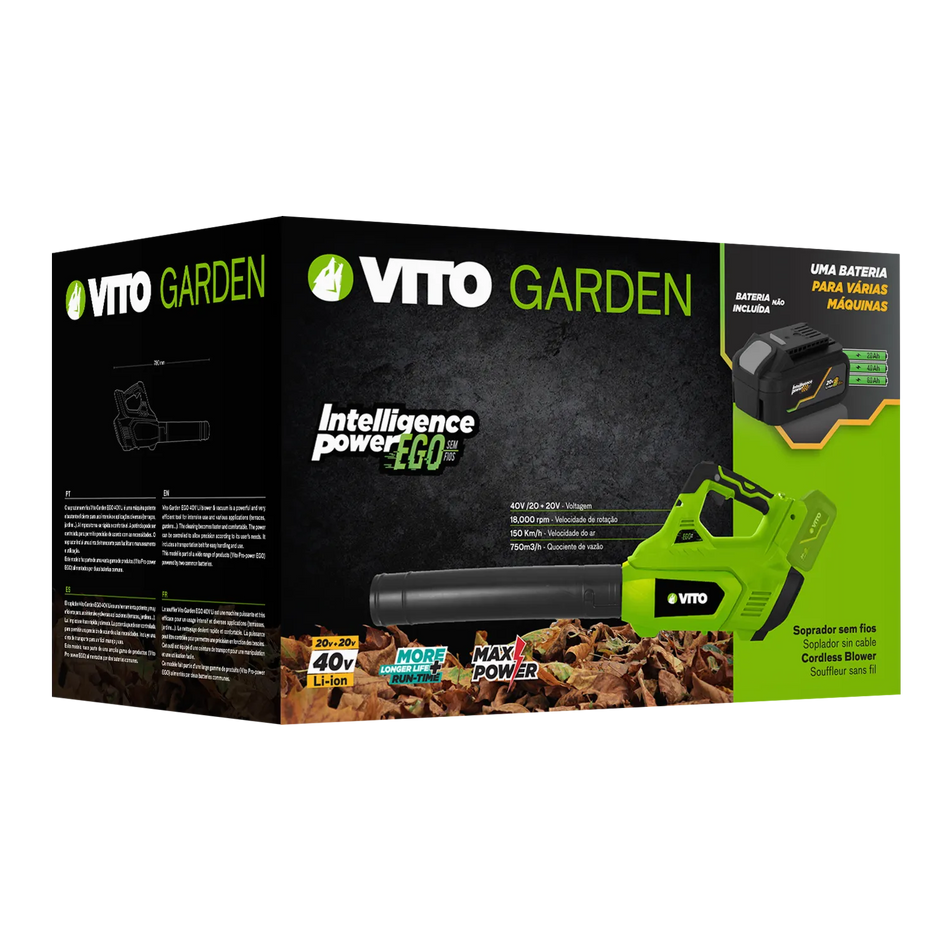 VITO EGO 20V SOPRADOR/ASPIRADOR