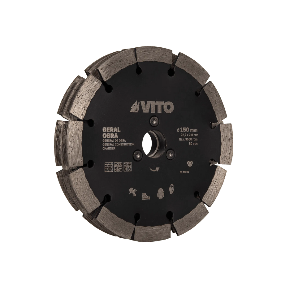 VITO MAQUINA ABRIR ROÇOS DISCO DIAMANTE 3X150MM