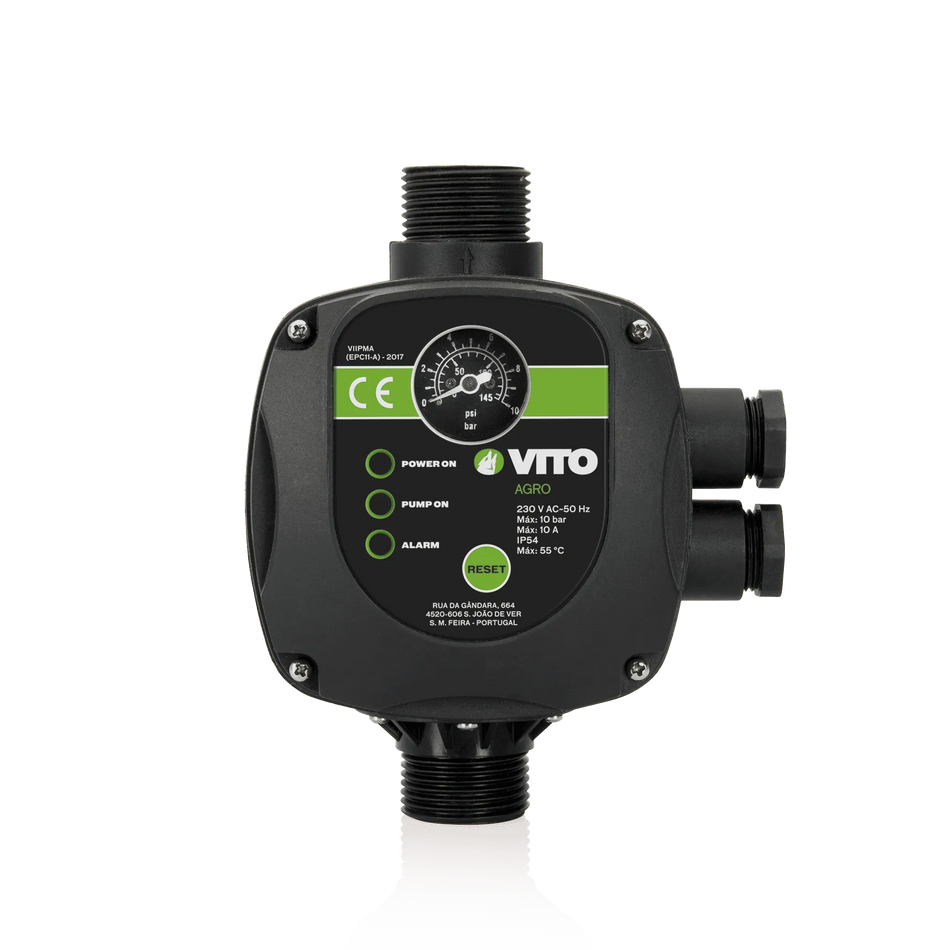 VITO INTERRUPTOR PRESSÃO P/ELECTROBOMBA C/MANOMETR