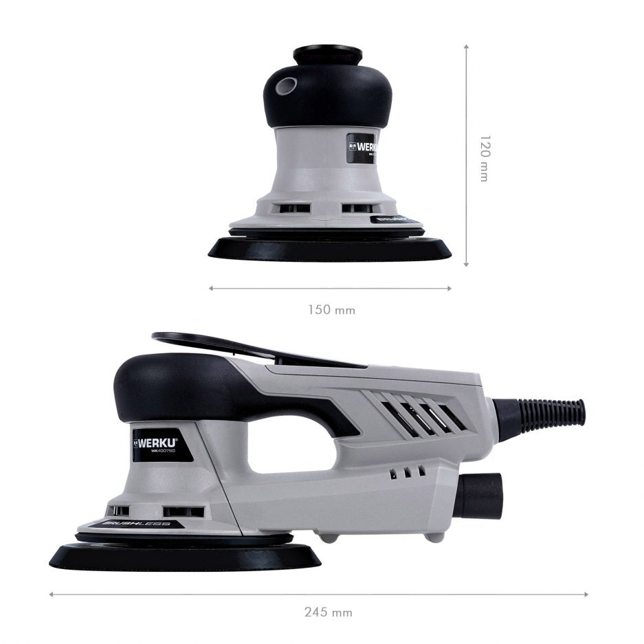 WERKU LIXADORA ROTORBITAL CIRCULAR 150 MM 5MM