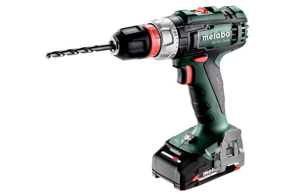 METABO APARAFUSADORA 18V 2X2.0AH BS 18 L QUICK