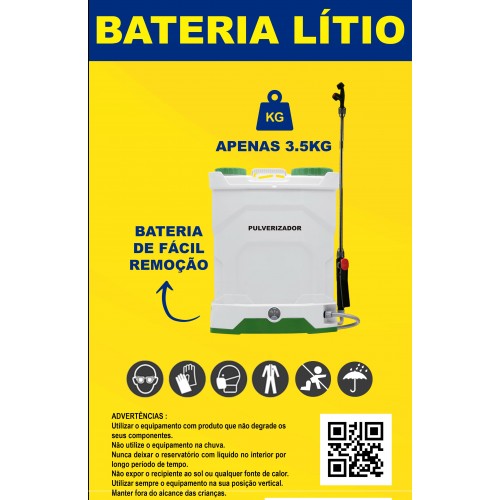 RSS PULVERIZADOR BATERIA LITIO 16LT