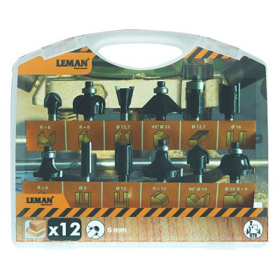 LEMAN FRESAS TUPIA 6MM KIT 12 UN