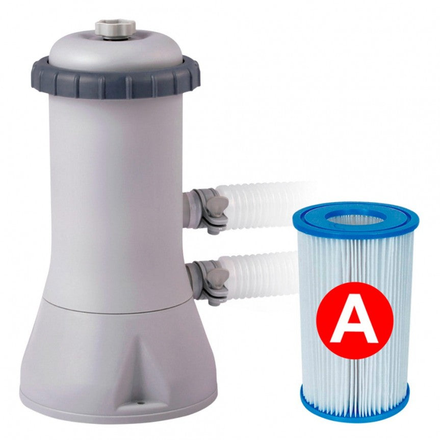 INTEX PISCINA TUBLAR REDONDA 305X76cm C/FILTRO