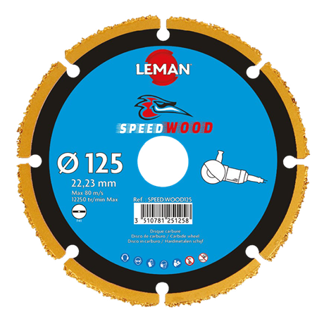 LEMAN DISCO DIAMANTADO CORTE MADEIRA SPEEDWOOD