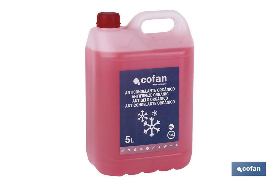 COFAN ANTI CONGELANTE G-12 ROSA 50% 5LT