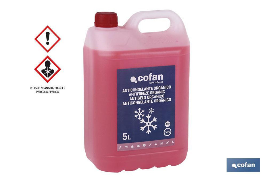 COFAN ANTI CONGELANTE G-12 ROSA 50% 5LT