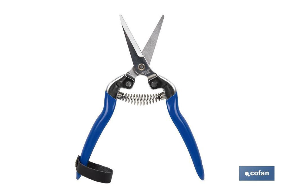 COFAN TESOURA VINDIMA INOX PONTAS DIREITAS